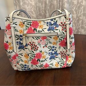 Liz Claiborne Floral Multicolor Women's Shoulder Bag. Like new. 11” x 9” x 4 1/2
